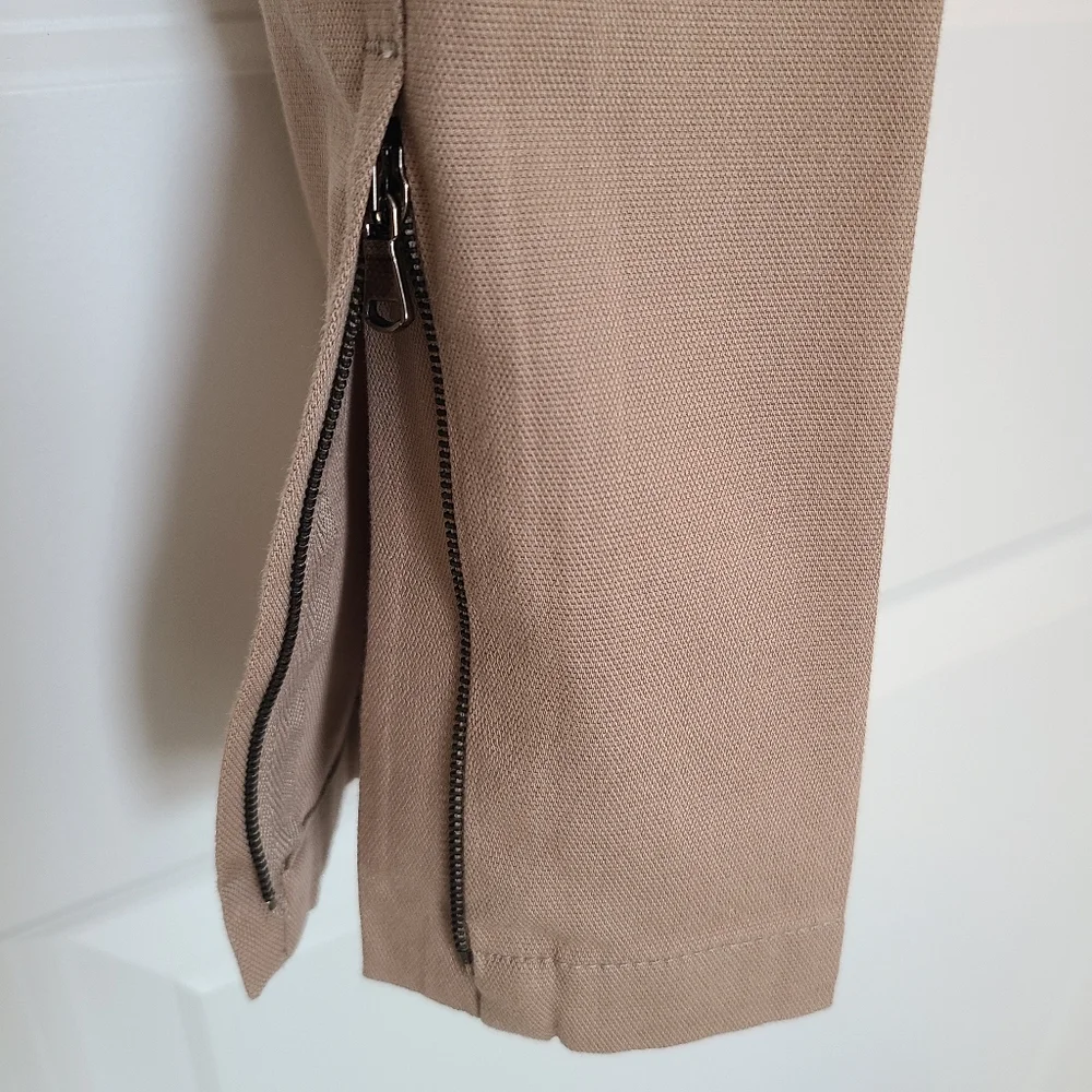 Dolce & Gabbana Skinny Fit Khaki Pants With Ankle Zips Size 42 - Picture 8 of 13